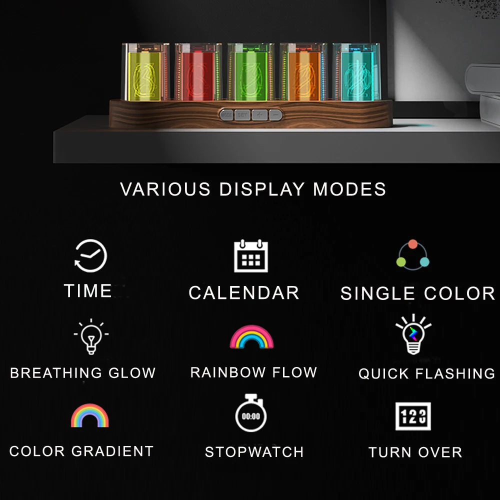 Horloge Nixie RGB Design