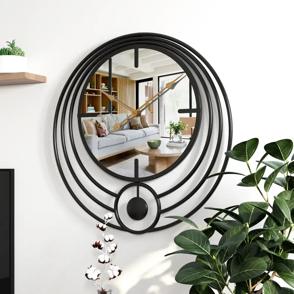 Horloge Murale Miroir - Horloges murales